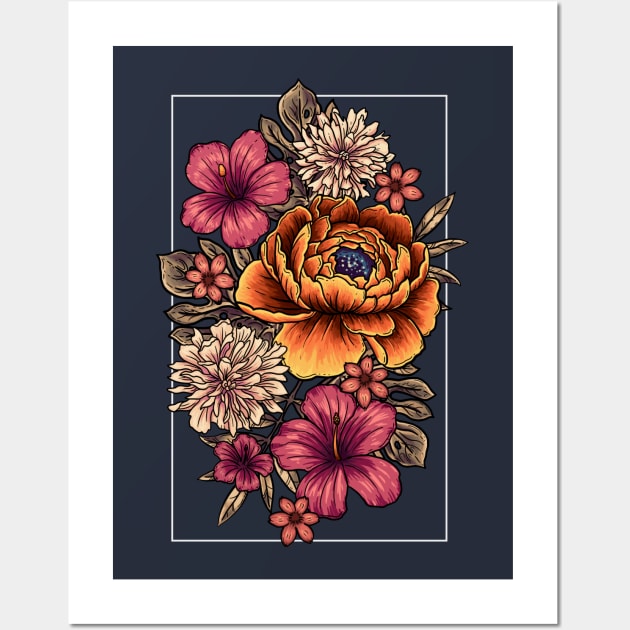 Bloom in Frame A Wall Art by codrea